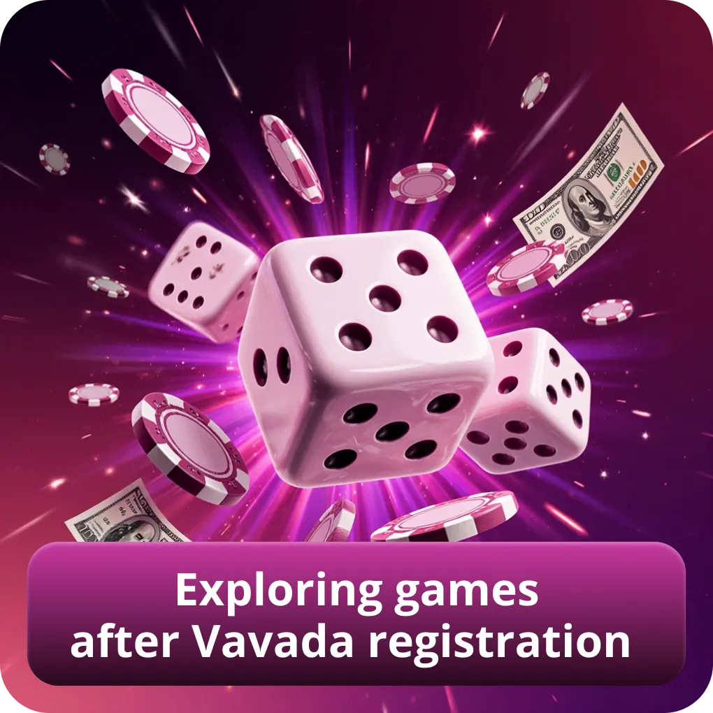 Exploring available games after Vavada registration complete